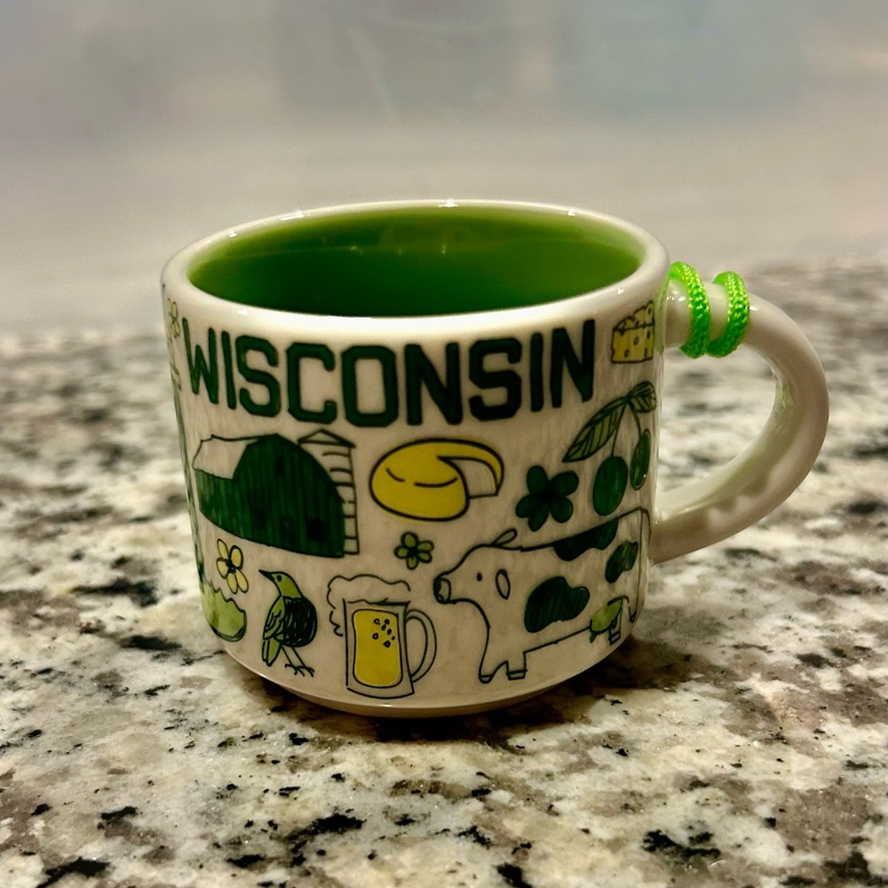 Wisconsin “Been There” Starbucks Holiday Ornament Mug.